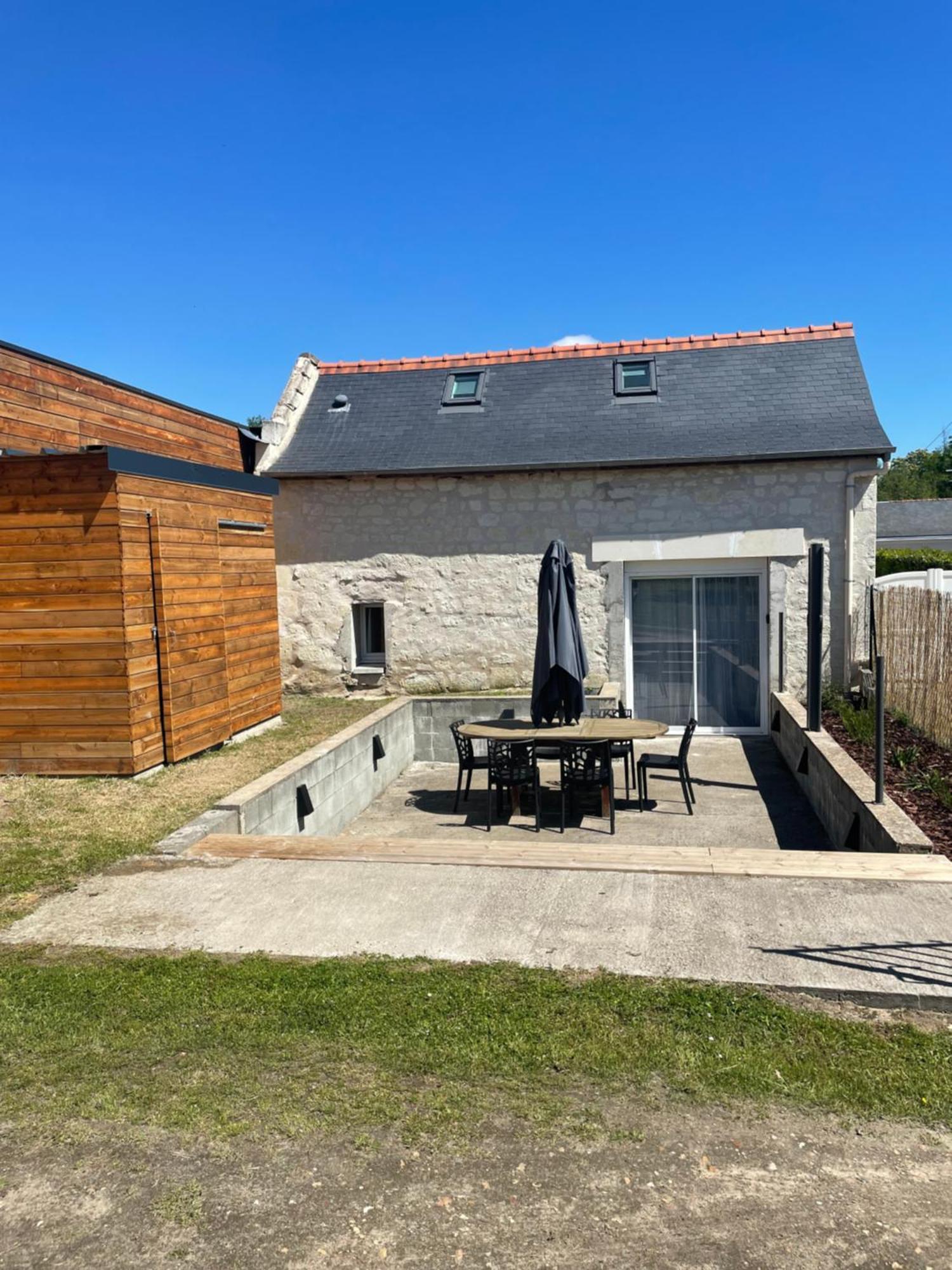 Вилла La Halte Des Marais Huismes Экстерьер фото